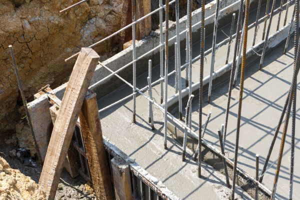 Concrete Footing Pouring in Kihei