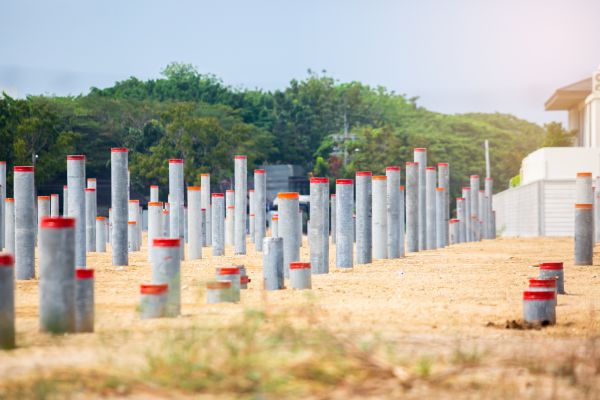 Concrete Pile Installation in Kihei