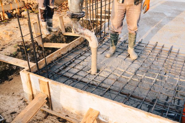 Pole Barn Foundation Pouring in Kihei