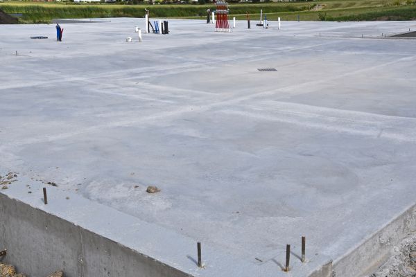 Concrete Pad Laying