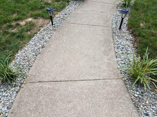 Cement Path Construction in Kihei