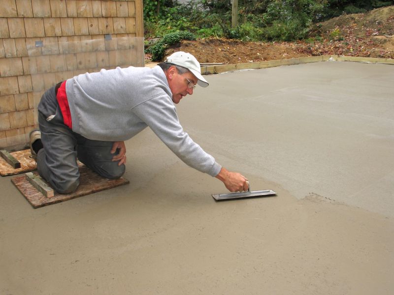 Concrete Flooring Installation detail