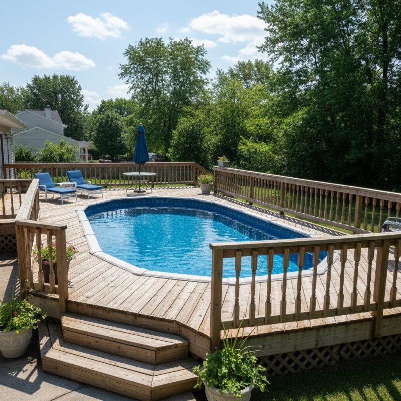Pool Decking Installation